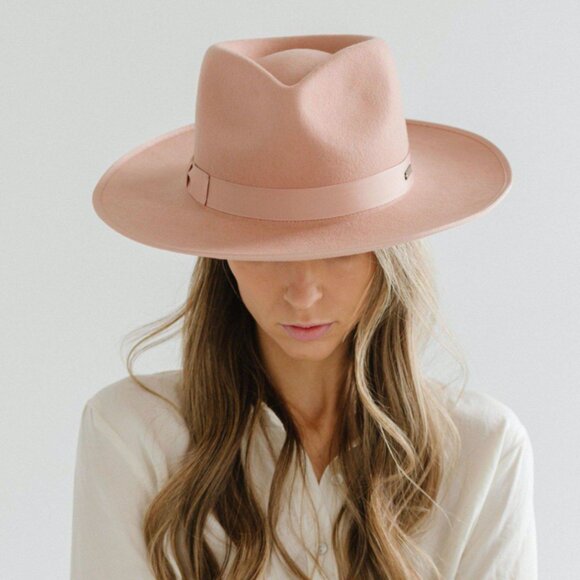Gigi Pip Monoroe Rancher Hat Dusty Pink - S/M - NWOT main image 11